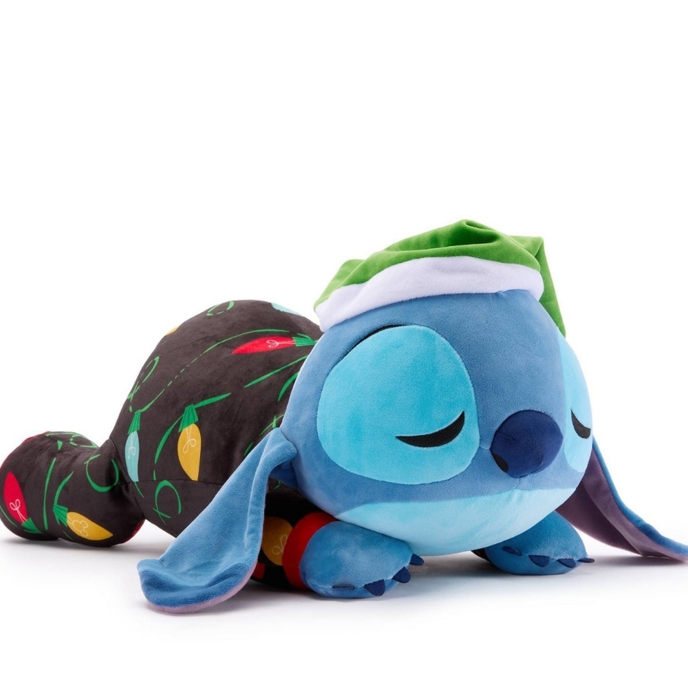 Disney Lilo and Stitch Cuddleez Holiday Plush Pillow